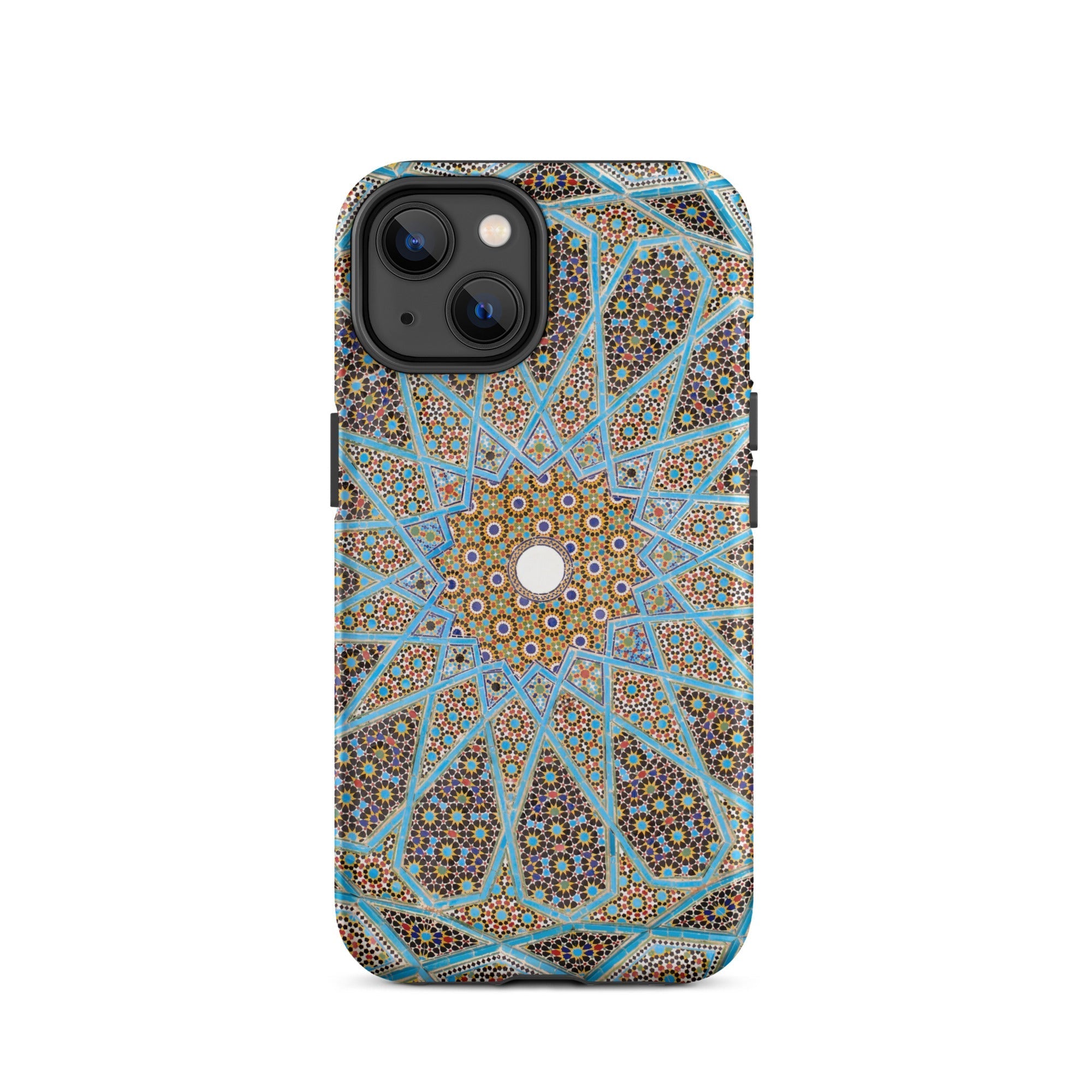 Tomb of Hafez - Shiraz Mosaic Ceiling Iphone Case, 14 / Matte, Ornate Patterned Phone Case