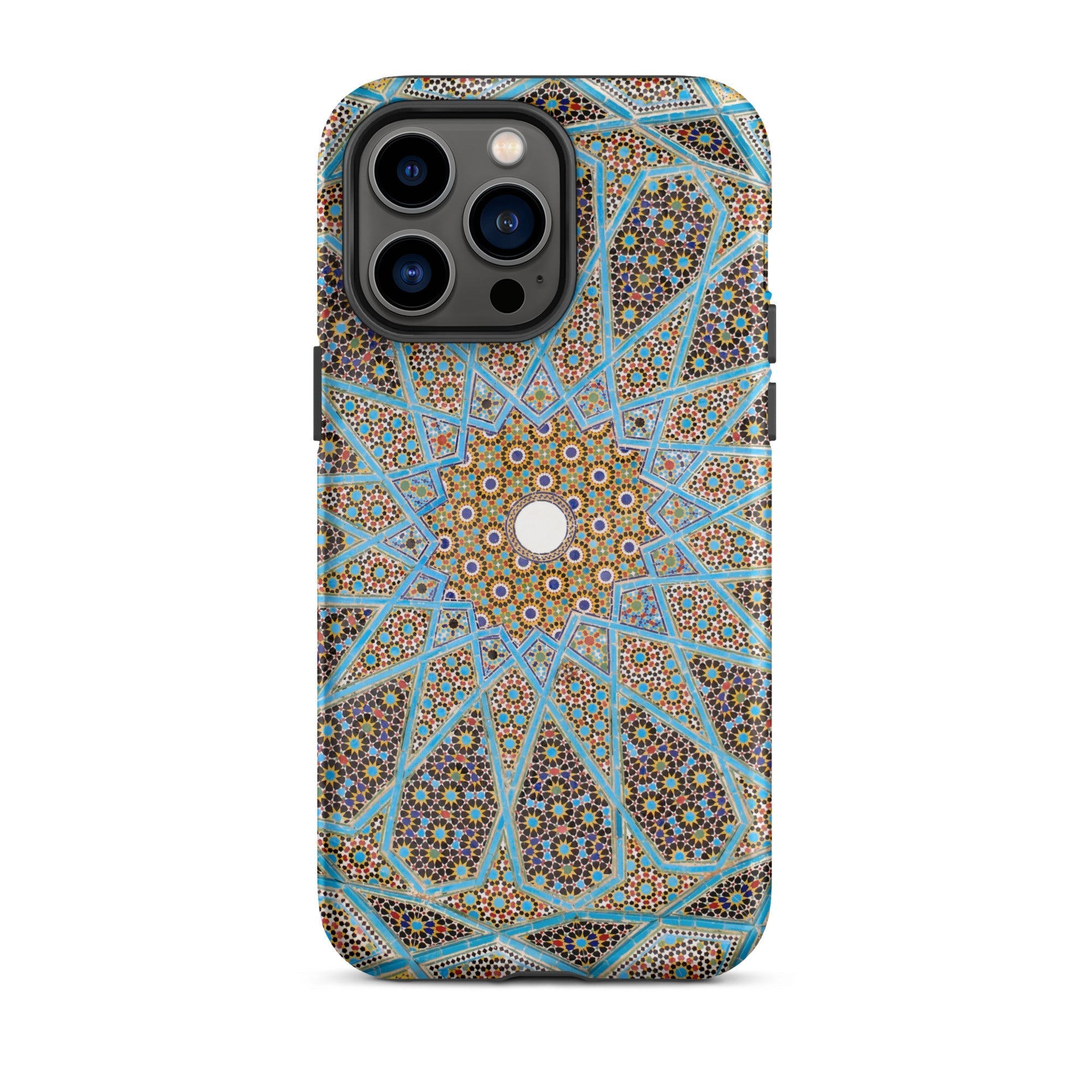 Tomb of Hafez - Shiraz Mosaic Ceiling Iphone Case, 14 Pro Max / Matte, Ornate Patterned Phone Case