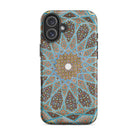 Tomb of Hafez - Shiraz Mosaic Ceiling Iphone Case, 16 Plus / Matte, Intricate Patterned Phone Case
