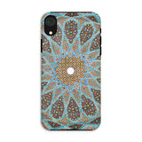 Tomba di Hafez - Custodia Iphone con Soffitto a Mosaico di Shiraz, Xr / Opaco, Custodie per Cellulari, Toby Leon