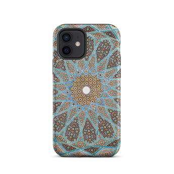 Tomb of Hafez - Shiraz Mosaic Ceiling Phone Case Iphone 12 / Matte Intricate Patterned Phone Case Shiraz Mosaic Ceiling, Forgotten