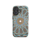 Tomb of Hafez - Shiraz Mosaic Ceiling Phone Case Iphone 16 / Matte Ornate Patterned Phone Case Shiraz Mosaic Ceiling, Forgotten Alphabets,