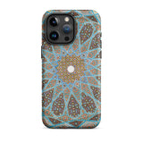 Tomb of Hafez - Shiraz Mosaic Ceiling Phone Case Iphone 15 Pro Max / Matte Ornate Patterned Phone Case Shiraz Mosaic Ceiling, Forgotten