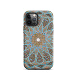 Tomb of Hafez - Shiraz Mosaic Ceiling Phone Case Iphone 12 Pro / Matte Intricate Mosaic-patterned, Forgotten Alphabets, Mobile Cases
