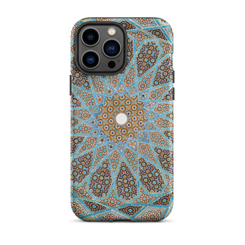 Tomb of Hafez - Shiraz Mosaic Ceiling Phone Case Iphone 13 Pro Max / Matte Intricate Patterned Phone Case Shiraz Mosaic Ceiling, Forgotten