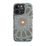 Tomb of Hafez - Shiraz Mosaic Ceiling Phone Case Iphone 15 Pro Max / Matte Ornate Patterned Phone Case Shiraz Mosaic Ceiling, Forgotten