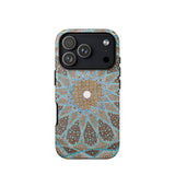 Tomb of Hafez - Shiraz Mosaic Ceiling Phone Case Iphone 17 Pro / Matte Blue Mandala Iphone 12 Pro Max Case Intricate Shiraz Mosaic Ceiling,