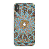 Tomb of Hafez - Shiraz Mosaic Ceiling Phone Case Iphone Xs / Matte Intricate Mosaic-patterned Phone Case Shiraz Mosaic Ceiling, Forgotten