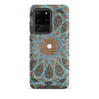 Tomb of Hafez - Shiraz Mosaic Ceiling Phone Case, Samsung Galaxy S20 Ultra / Matte, Mobile Cases, Toby Leon