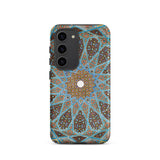 Tomb of Hafez - Shiraz Mosaic Ceiling Phone Case Samsung Galaxy S23 / Matte Phone Case Intricate Colorful Geometric Pattern Reminiscent