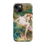 Tommies Bathing 2 - John Singer Sargent Phone Case Iphone 15 Plus / Matte Artistic Iphone Case John Singer Sargent, Sargent’s Tommies