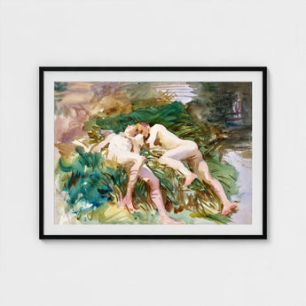 Tommies Bathing - John Singer Sargent Art Print / Canvas, Prints