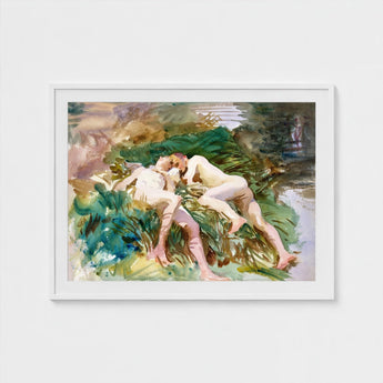 Tommies Bathing - John Singer Sargent Art Print / Canvas, Prints
