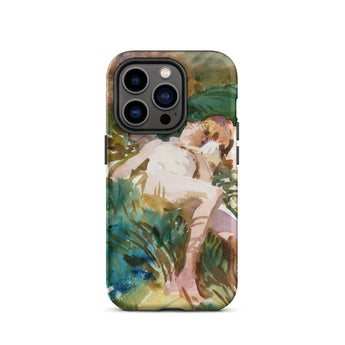 Tommies Bathing 2 - John Singer Sargent Phone Case, Iphone 14 Pro / Matte, Mobile Cases, Toby Leon