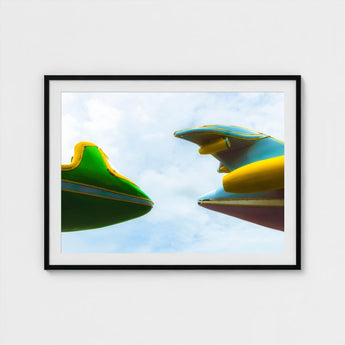 Top and Tail - Jet Plane Carnival Ride Print / Canvas Giclée, Waking Dream Prints