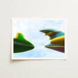 Top and Tail - Jet Plane Carnival Ride Print / Canvas Giclée, Waking Dream Prints