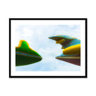 Top and Tail Giclée Print, Colorful Amusement Park Ride