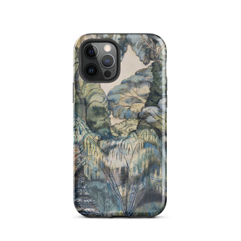 Trees in Bird Garden Iver Heath - Paul Nash Phone Case Mobile Cases Sleek Phone Case Detailed Painterly Landscape Design Muted Nash’s Bird,