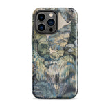 Trees in Bird Garden Iver Heath - Paul Nash Phone Case Mobile Cases Phone Case Detailed Painterly Landscape Design Muted Blues Nash’s Bird,