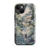 Trees in Bird Garden Iver Heath - Paul Nash Phone Case Mobile Cases Phone Case Detailed Painterly Landscape Design Muted Blues Nash’s Bird,