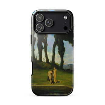 After the Bath - Charles Walter Stetson Phone Case Mobile Cases Black Phone Case Printed Reproduction Painting Bath Gustave Walter Stetson