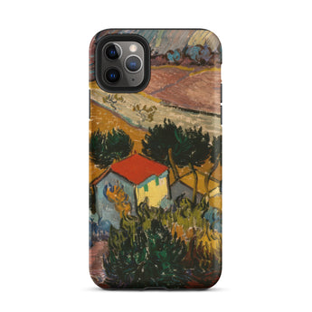 Landscape with House - Vincent Van Gogh Phone Case Iphone 11 Pro Max / Matte Artistic Phone Case Gogh’s Brushwork, Vincent Gogh, Gogh Iphone