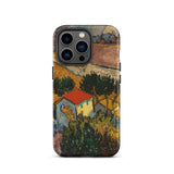 Landscape with House - Vincent Van Gogh Phone Case Iphone 13 Pro / Matte Artistic Phone Case Gogh’s Brushwork, Vincent Gogh, Gogh Iphone