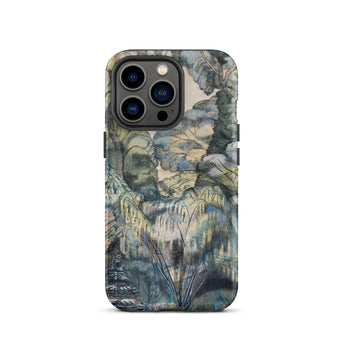 Trees in Bird Garden Iver Heath - Paul Nash Phone Case Mobile Cases Sleek Phone Case Detailed Muted-toned Landscape Design Soft Nash’s