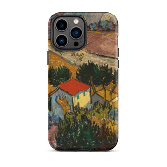 Landscape with House - Vincent Van Gogh Phone Case Iphone 13 Pro Max / Matte Artistic Phone Case Gogh’s Brushwork, Vincent Gogh, Gogh Iphone
