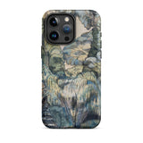 Trees in Bird Garden Iver Heath - Paul Nash Phone Case Mobile Cases Phone Case Detailed Painterly Landscape Design Muted Blues Nash’s Bird,