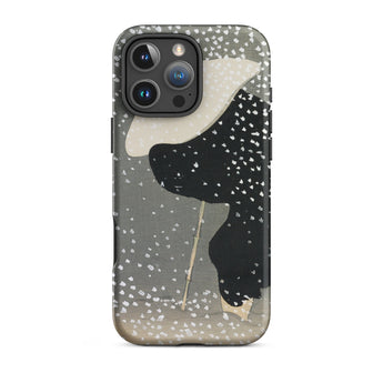 Snow - Kamisaka Sekka Meiji Art Phone Case Iphone 16 Pro Max / Matte Artistic Phone Case Kamisaka Sekka, Japanese Meiji Art, Sekka’s Snow
