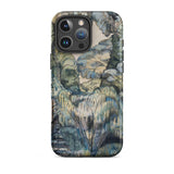 Trees in Bird Garden Iver Heath - Paul Nash Phone Case Mobile Cases Phone Case Detailed Painterly Landscape Design Muted Blues Nash’s Bird,