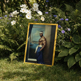 The Trade - Black Gay Sea Captain Art Print / Canvas Framed Portrait Muscular Man Blue Trousers White Headband, Prints