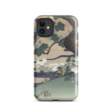 Tree and Chrysanthemums - Custodia per iPhone Kogyo Tsukioka, 11 / Lucida, Custodie per telefoni cellulari, Toby Leon