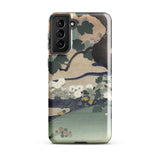 Tree and Chrysanthemums - Kogyo Tsukioka Phone Case, Samsung Galaxy S21 Plus / Gloss, Mobile Cases, Toby Leon