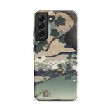 Tree and Chrysanthemums - Kogyo Tsukioka Phone Case, Samsung Galaxy S22 Plus / Gloss, Mobile Cases, Toby Leon
