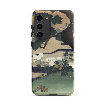 Tree and Chrysanthemums - Kogyo Tsukioka Phone Case, Samsung Galaxy S23 Plus / Matte, Mobile Cases, Toby Leon