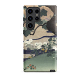 Tree and Chrysanthemums - Kogyo Tsukioka Phone Case, Samsung Galaxy S23 Ultra / Matte, Mobile Cases, Toby Leon