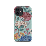 Tree Peonies Bingata Panel iPhone-Hülle, 12 / Matt, Handyhüllen, Toby Leon