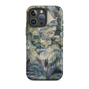 Trees in Bird Garden Iver Heath - Paul Nash Phone Case, Iphone 16 Pro Max / Matte, Mobile Cases, Toby Leon