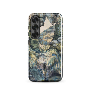 Trees in Bird Garden Iver Heath - Paul Nash Phone Case Samsung Galaxy S25 / Gloss Phone Case Detailed Impressionistic Landscape Design