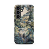 Trees in Bird Garden Iver Heath - Paul Nash Phone Case Samsung Galaxy S24 Plus / Matte Phone Case Detailed Impressionistic Landscape Design
