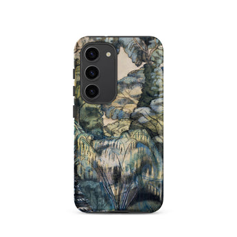 Trees in Bird Garden Iver Heath - Paul Nash Phone Case Samsung Galaxy S23 / Matte Phone Case Detailed Impressionistic Landscape Design