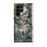 Trees in Bird Garden Iver Heath - Paul Nash Phone Case Samsung Galaxy S22 Ultra / Gloss Phone Case Detailed Impressionistic Landscape