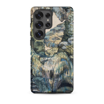 Trees in Bird Garden Iver Heath - Paul Nash Phone Case Samsung Galaxy S25 Ultra / Matte Phone Case Detailed Impressionistic Landscape