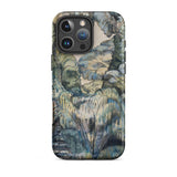 Trees in Bird Garden Iver Heath - Paul Nash Phone Case Iphone 16 Pro Max / Matte Phone Case Detailed Painterly Landscape Design Muted Blues