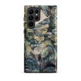 Trees in Bird Garden Iver Heath - Paul Nash Phone Case Samsung Galaxy S22 Ultra / Matte Phone Case Detailed Painterly Landscape Design