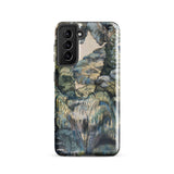 Trees in Bird Garden Iver Heath - Paul Nash Phone Case Samsung Galaxy S21 / Gloss Phone Case Detailed Painterly Landscape Design Muted
