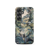 Trees in Bird Garden Iver Heath - Paul Nash Phone Case Samsung Galaxy S25 / Matte Phone Case Detailed Painterly Landscape Design Muted