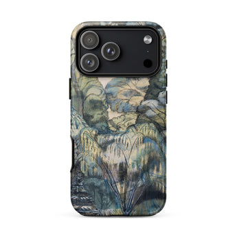 Trees in Bird Garden Iver Heath - Paul Nash Phone Case Iphone 17 Pro Max / Matte Rugged Phone Case Detailed Painterly Landscape Design